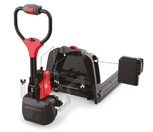 Elektrický nízkozdvižný vozík F4 15/1150 24V/20Ah
