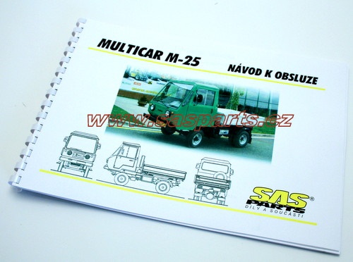udržovací příručka M25 - návod k obsluze a údržbě