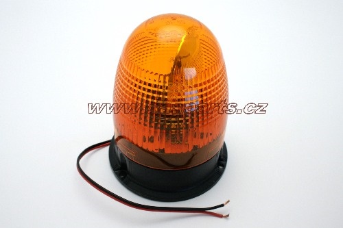 maják 12V oranžový pevný  -  LED